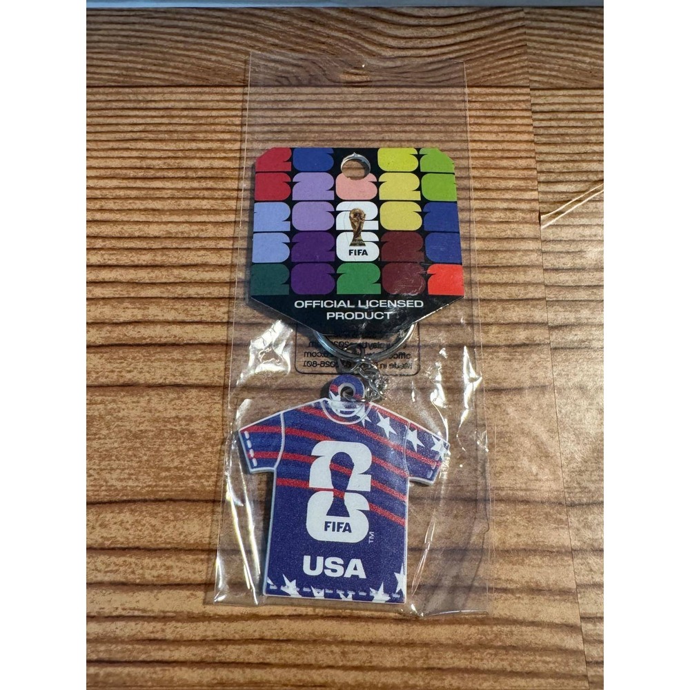 FIFA 2026 World Cup USA Jersey Keychain Official Licensed Product